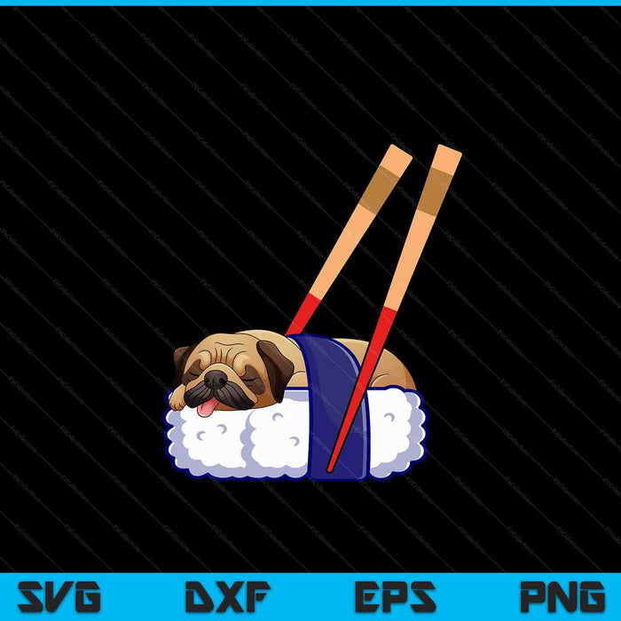 Bernese Mountain Dog Sushi Funny Dog Gift SVG PNG Digital Cutting Files