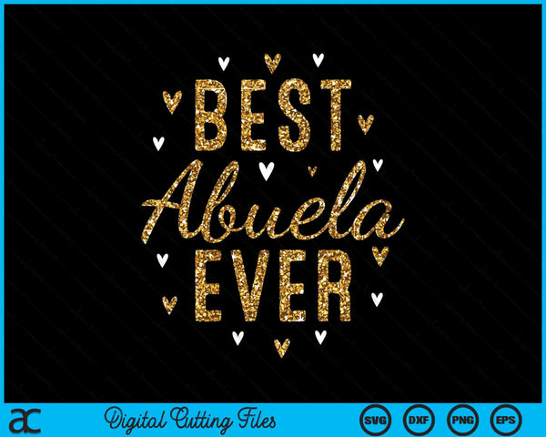 Beste Abuela ooit Love Heart Print SVG PNG digitale snijbestanden