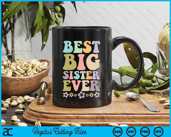 Best Big Sister Ever SVG PNG Digital Cutting Files