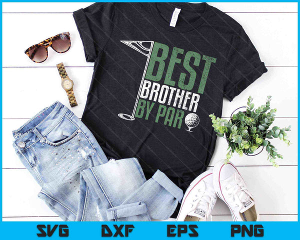 Best Brother By Par Golfing SVG PNG Cutting Printable Files - on a t-shirt