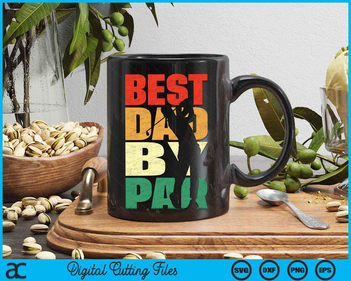 Best Dad By Par Golf Lover Fathers Day Golfer SVG PNG Digital Cutting Files