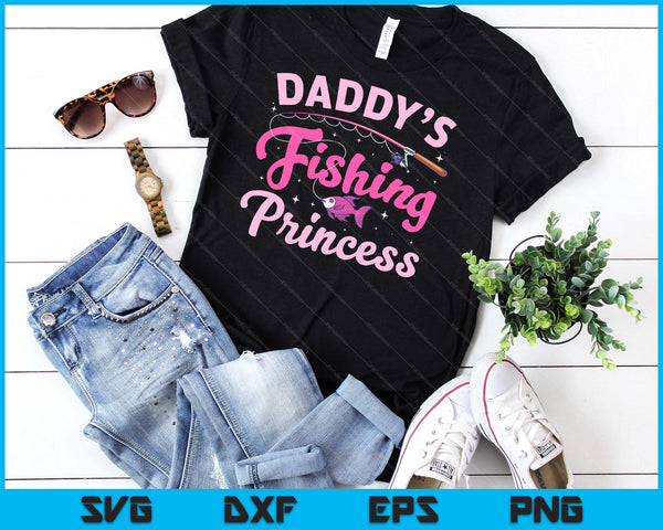 Beste visserij voor vrouwen meisjes kinderen Bass Fisher prinses vis SVG PNG digitale snijbestanden