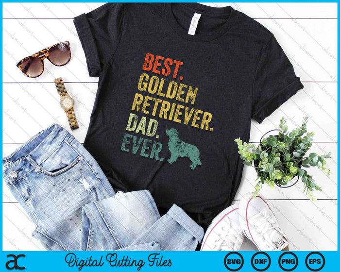 Beste Golden Retriever vader ooit hond papa SVG PNG digitale snijbestanden