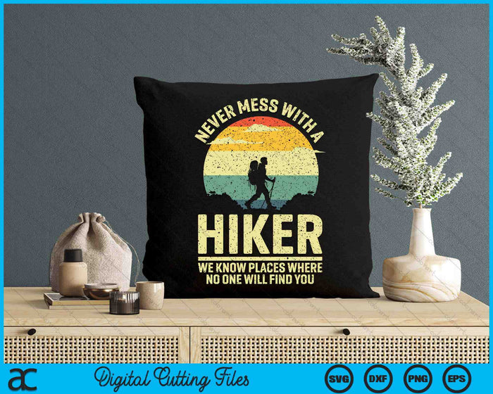 Best Hiking Art For Men Women Outdoor Hike Gear Hiker Hiking SVG PNG Digital Cutting Files