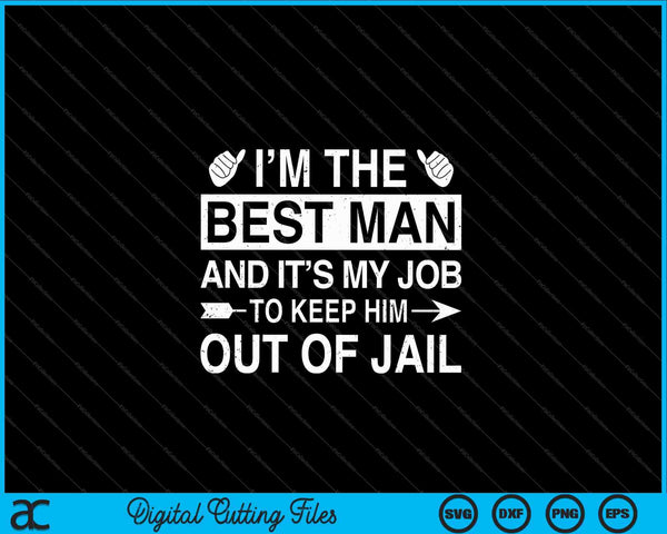 Best Man Wedding Groomsmen Bridal Bachelor Party SVG PNG Digital Cutting Files