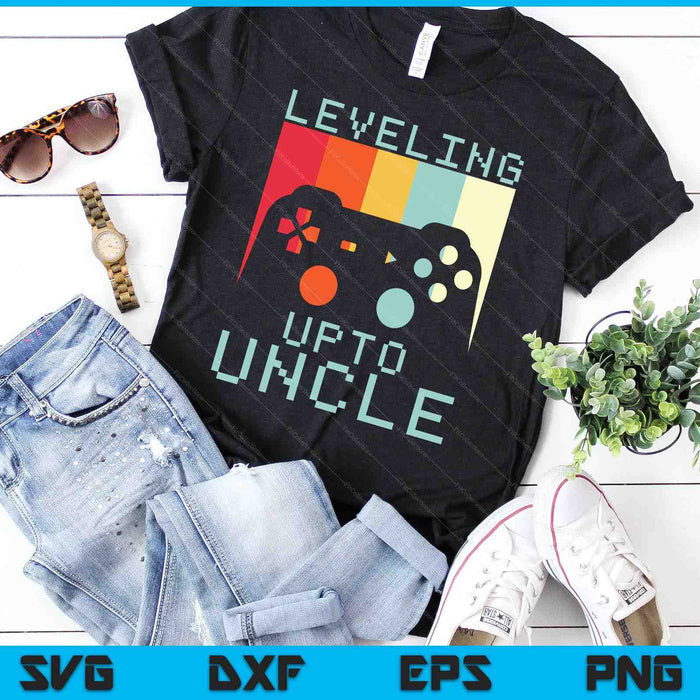 Best New Uncle For Men Boys Soon To Be Uncle Nephew Gamer SVG PNG Digital Printable Files