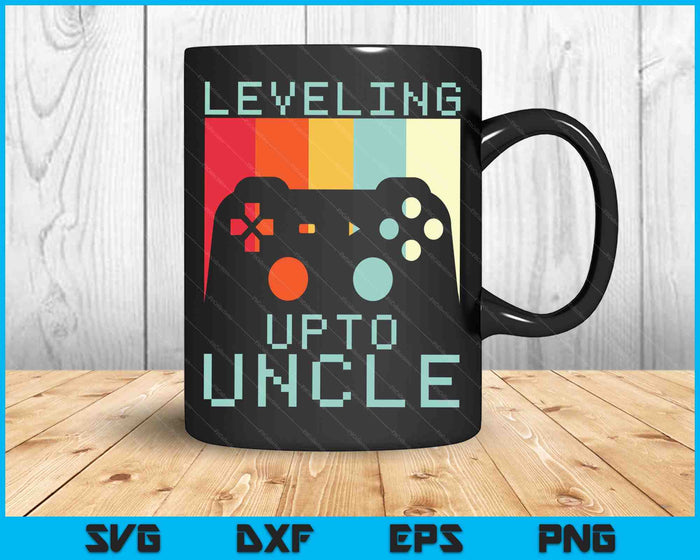 Best New Uncle For Men Boys Soon To Be Uncle Nephew Gamer SVG PNG Digital Printable Files