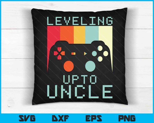 Best New Uncle For Men Boys Soon To Be Uncle Nephew Gamer SVG PNG Digital Printable Files