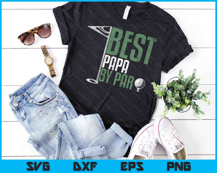 Best Papa By Par Golfing SVG PNG Cutting Printable Files