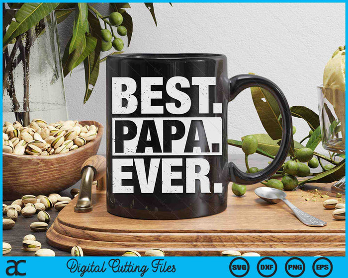 Beste papa ooit Vaderdag SVG PNG digitale snijbestanden