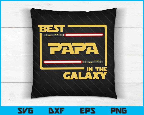 Best Papa In The Galaxy SVG PNG Cutting Printable Files