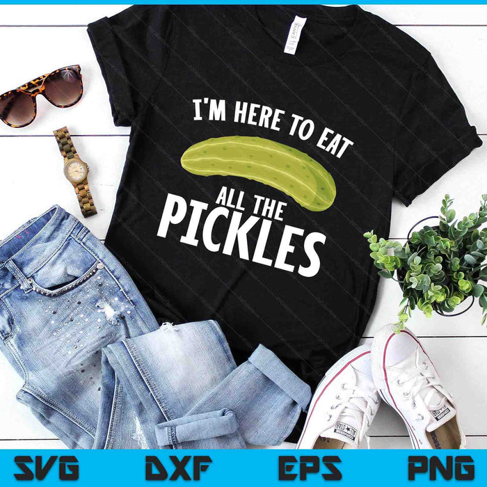 Best Pickle Design For Men Women Kids Cucumber Pickle Lover SVG PNG Digital Printable Files