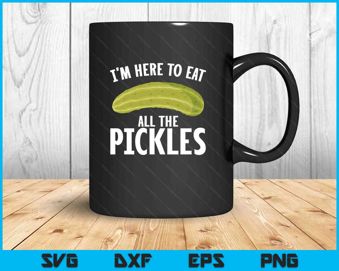 Best Pickle Design For Men Women Kids Cucumber Pickle Lover SVG PNG Digital Printable Files