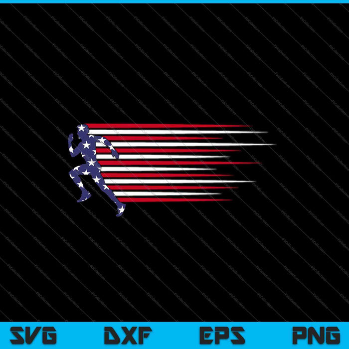 Best USA American Flag Track And Field Gift Team SVG PNG Cutting Printable Files