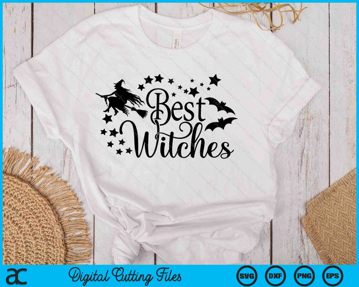 Best witches Best friend matching halloween SVG PNG Cutting Printable Files
