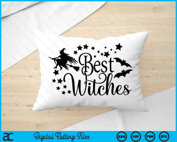Best witches Best friend matching halloween SVG PNG Cutting Printable Files