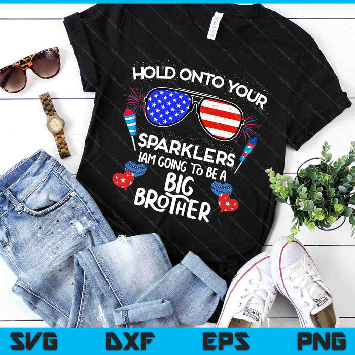 Big Brother 4th Of July Pregnancy Announcement SVG PNG Digital Printable Files