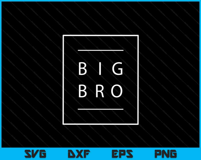 Big Brother Announcement Toddler Promoted To Big Bro SVG PNG Digital Printable Files