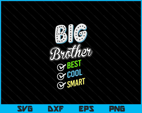 Big brother brother birthday SVG cut file