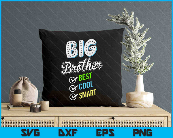 Big Brother Shirt Gift Funny Brother Birthday SVG PNG Digital Cutting File