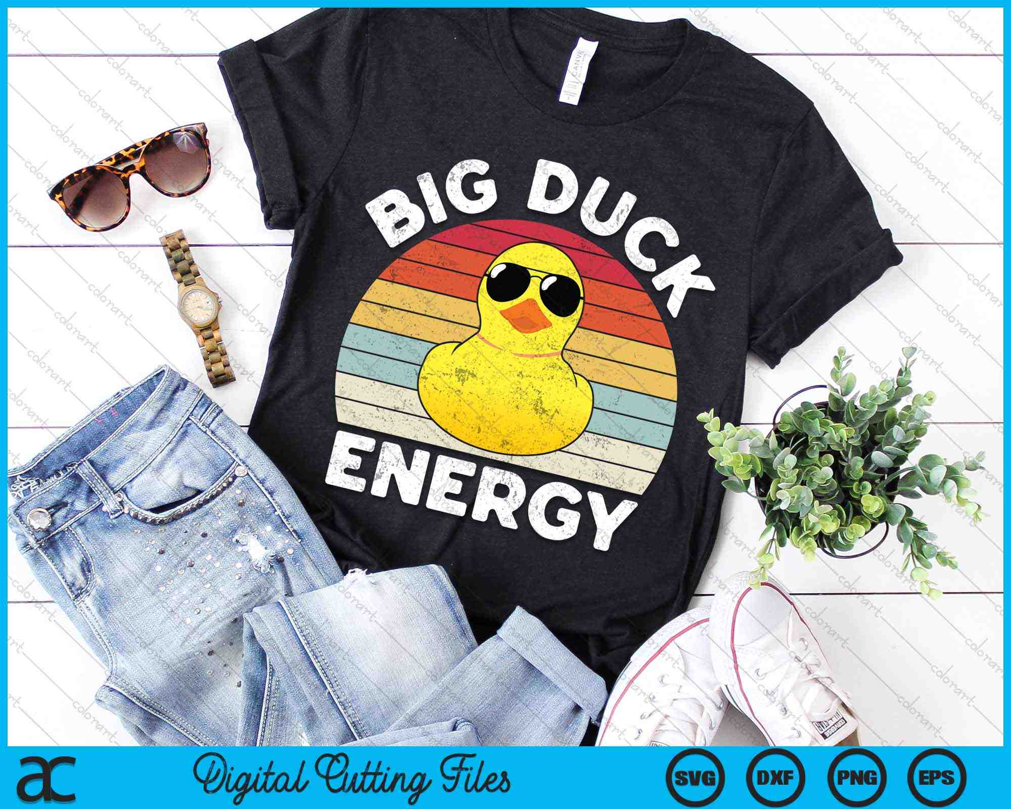Big Duck Energy Rubber Ducky Funny Meme Retro SVG Cutting Files big-duck-energy-rubber-ducky-funny-meme-retro-svg-cutting-files