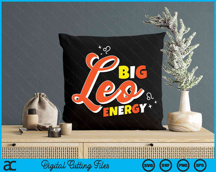 Grote Leo energie Leo horoscoop astrologie SVG PNG digitale snijbestanden