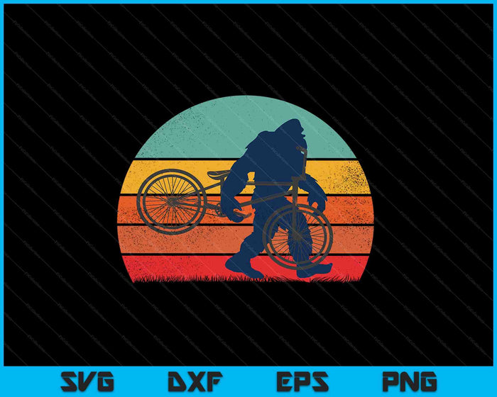 Bigfoot Bike SVG PNG Cortar archivos imprimibles