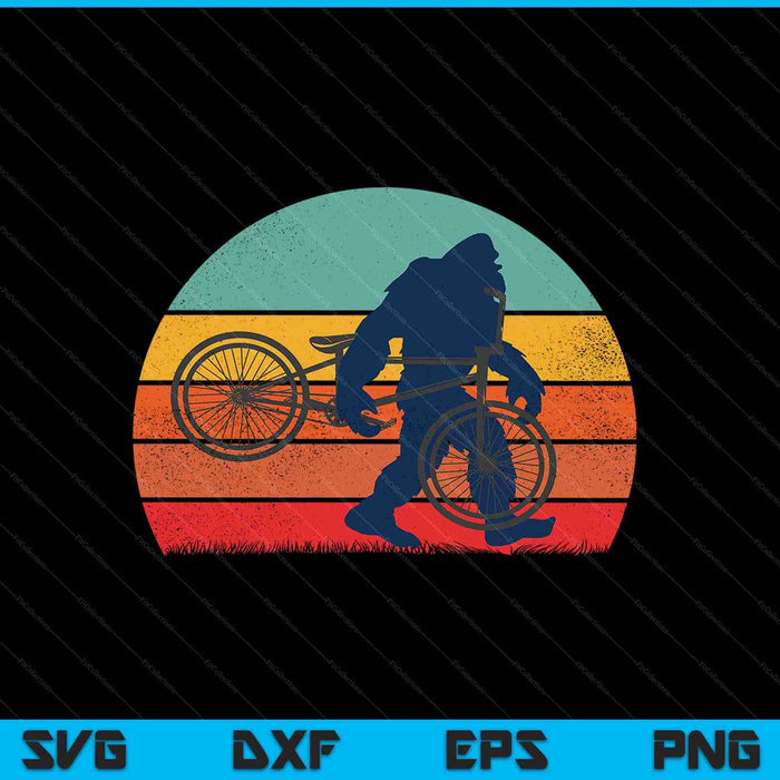 Bigfoot Bike SVG PNG Cortar archivos imprimibles