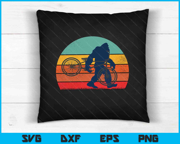 Bigfoot Bike SVG PNG Cortar archivos imprimibles