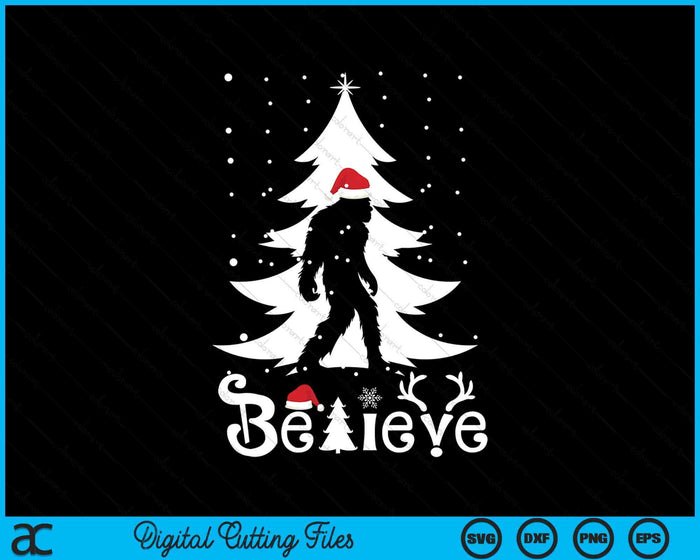 Bigfoot Christmas Gifts For Men Boys Girls Funny Christmas SVG PNG Digital Printable Files