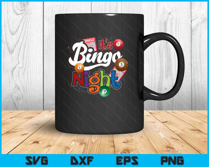 Bingo Night Gift Bingo Player Lottery Winner Gambling Bingo SVG PNG Digital Printable Files