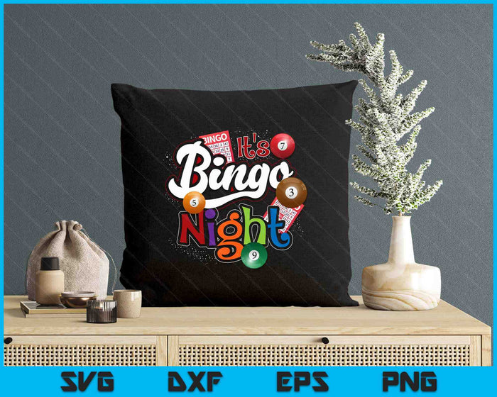 Bingo Night Gift Bingo Player Lottery Winner Gambling Bingo SVG PNG Digital Printable Files