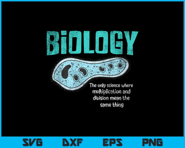 Biology the only science cells biologist pun biology SVG cut file
