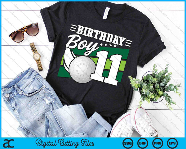 Birthday Boy 11 Years Old Hockey Lover Birthday SVG PNG Digital Cutting Files