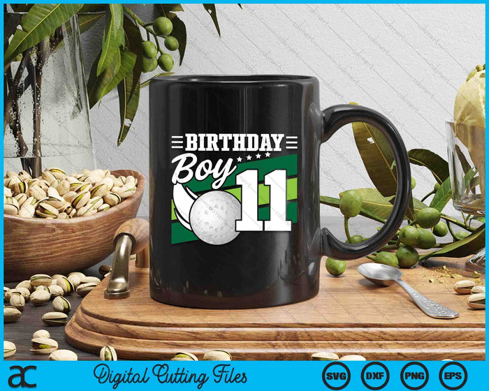 Birthday Boy 11 Years Old Hockey Lover Birthday SVG PNG Digital Cutting Files