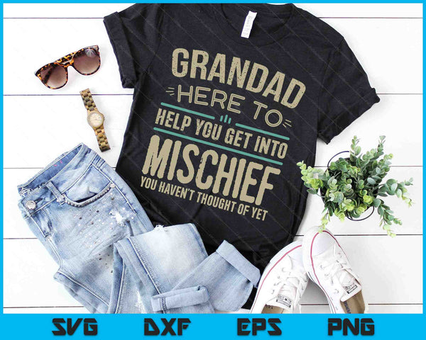 Birthday Gifts for Grandad T shirt Gifts from Grandchildren SVG PNG Digital Cutting Files
