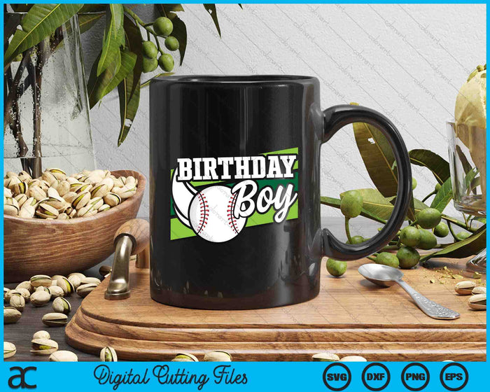Birthday Party Birthday Boy Baseball Birthday SVG PNG Digital Cutting Files