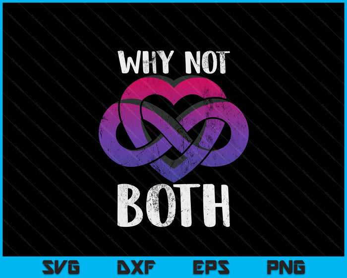 Bisexual Polyamory Symbol Why Not Both Bi Pride SVG PNG Digital Printable Files