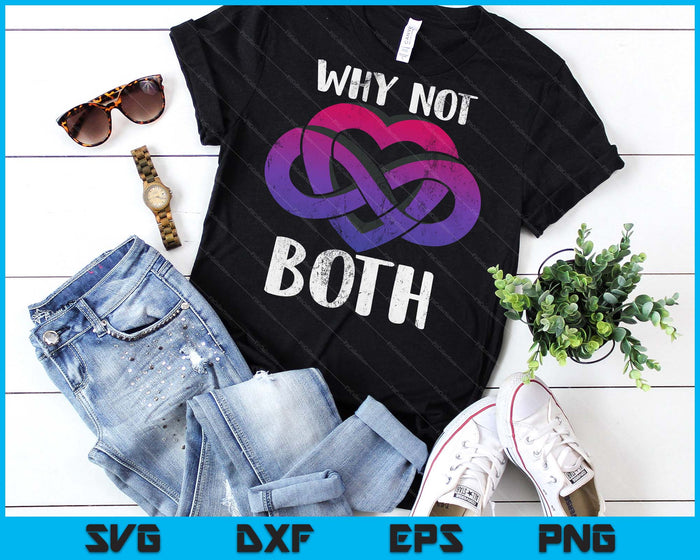 Bisexual Polyamory Symbol Why Not Both Bi Pride SVG PNG Digital Printable Files