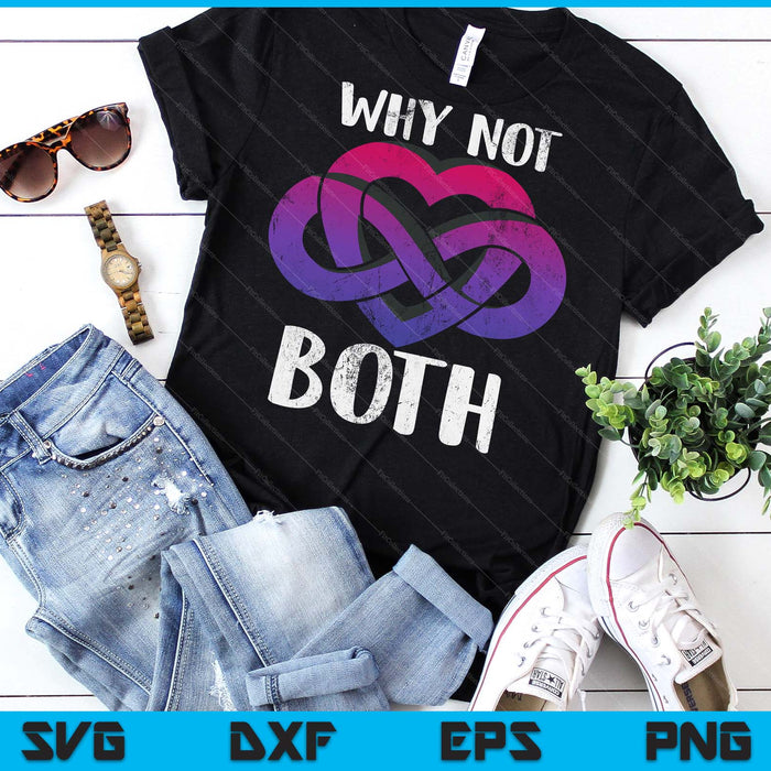 Bisexual Polyamory Symbol Why Not Both Bi Pride SVG PNG Digital Printable Files