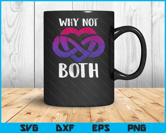 Bisexual Polyamory Symbol Why Not Both Bi Pride SVG PNG Digital Printable Files