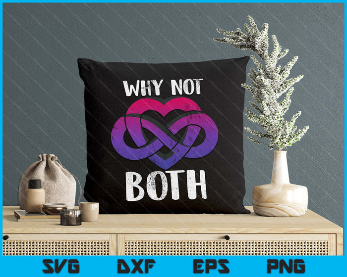 Bisexual Polyamory Symbol Why Not Both Bi Pride SVG PNG Digital Printable Files