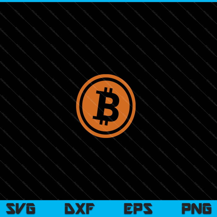 Bitcoin Logo Emblema Criptomoneda Blockchains Bitcoin SVG PNG Cortar archivos imprimibles