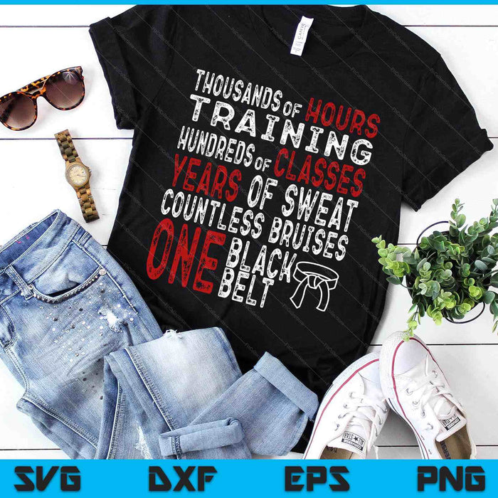 Black Belt Taekwondo Gifts Mixed Martial Arts Training Cool SVG PNG Digital Printable Files