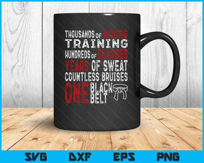 Black Belt Taekwondo Gifts Mixed Martial Arts Training Cool SVG PNG Digital Printable Files