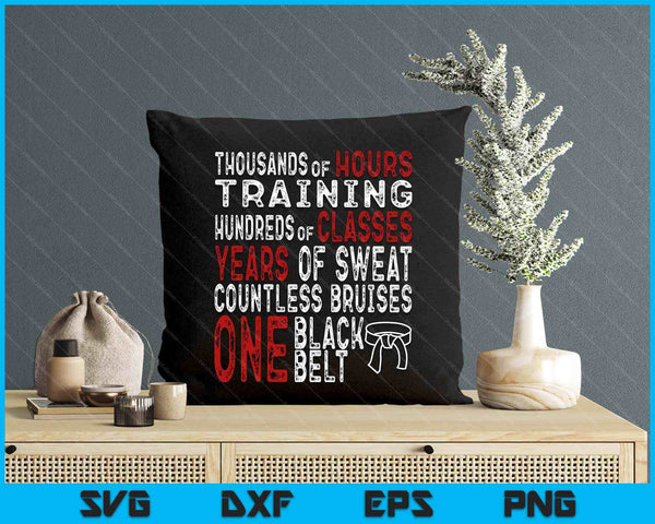 Black Belt Taekwondo Gifts Mixed Martial Arts Training Cool SVG PNG Digital Printable Files