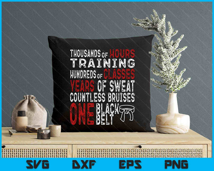 Black Belt Taekwondo Gifts Mixed Martial Arts Training Cool SVG PNG Digital Printable Files