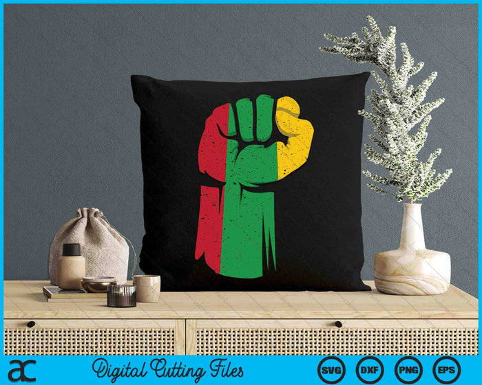 Black Fist African American Pride Black History Month SVG PNG Digital Printable Files