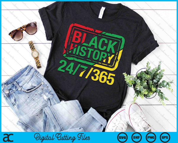 Black History Period 365 Days SVG PNG Digital Printable Files