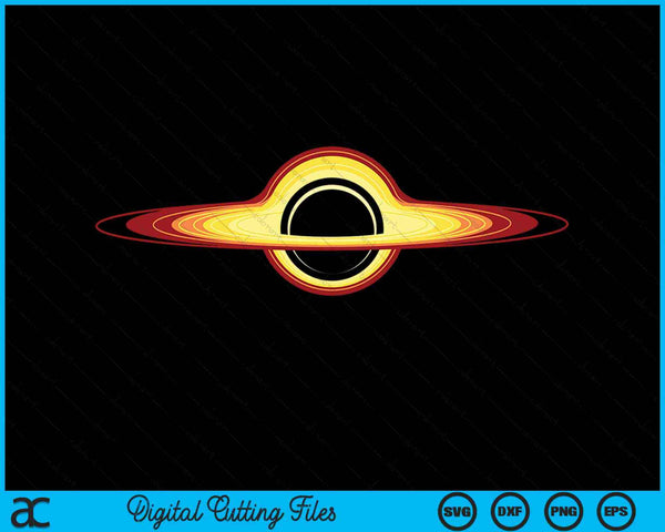 Black hole physics universe astrophysicists SVG cut file
